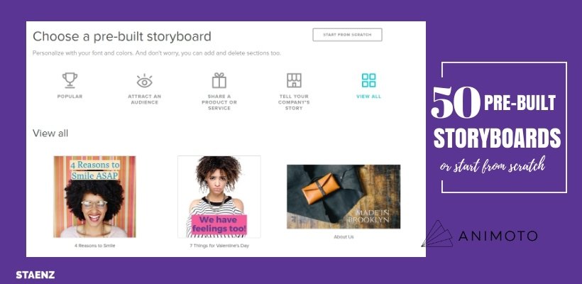 Video Creation Tools free video editing tools for 2019 animoto by staenz academy